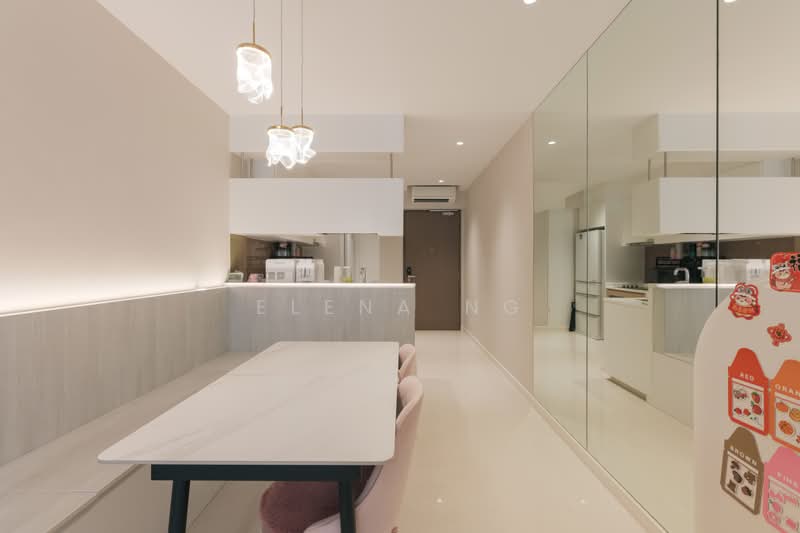 Treasure at Tampines, 57 Tampines Lane, 3 Bedrooms, 915 sqft, Condominium For Sale, by Elena Ng, 500159412 - Dining Room - PropertyGuru.com.sg