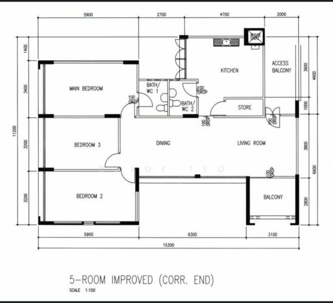 112 Mcnair Road, 112 Mcnair Road, 3 Bedrooms, 1,302 sqft, HDB Flat For Sale, by Chloe Teo, 500159452 - PropertyGuru.com.sg