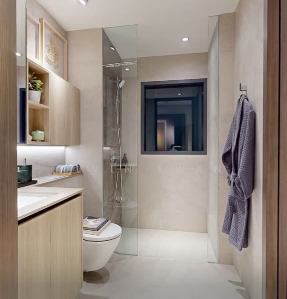 J'den, 2 Jurong East Central 1, 4 Bedrooms, 1,485 sqft, Condominium For Sale, by Alvin Kwan, 500159489 - Bathroom - PropertyGuru.com.sg