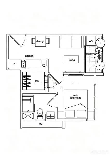 Suites @ Shrewsbury, 84 Shrewsbury Road, 1 Bedroom, 334 sqft, Condominium For Sale, by Jessie Qi 期小姐, 500159507 - PropertyGuru.com.sg