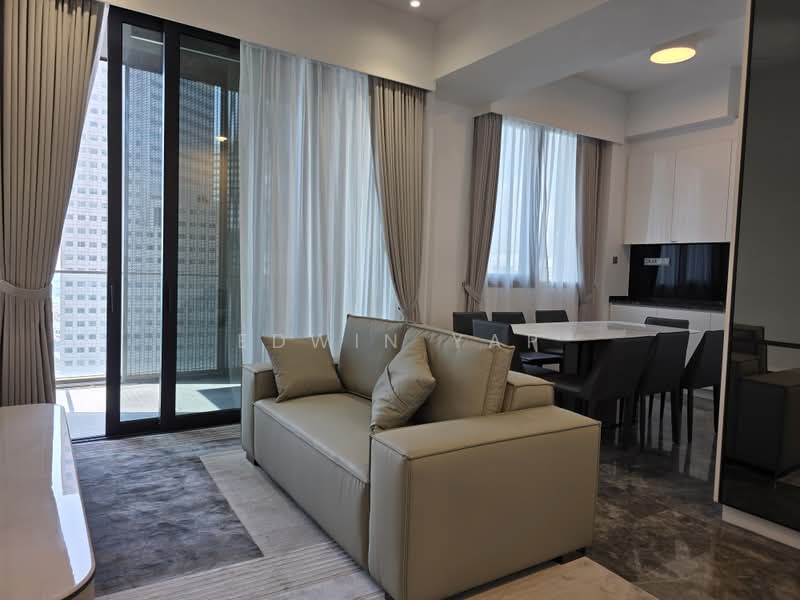 Midtown Bay, 122 Beach Road, 3 Bedrooms, 1,324 sqft, Condominium For Rent, by Edwin Yap, 500159517 - Living Room - PropertyGuru.com.sg