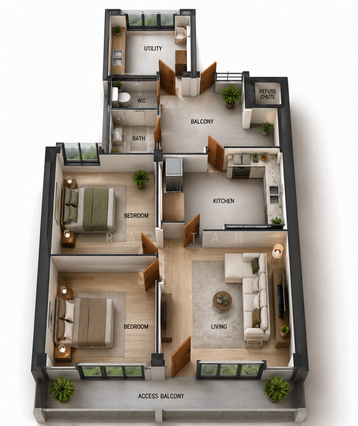 126 Lorong 1 Toa Payoh, 126 Lorong 1 Toa Payoh, 2 Bedrooms, 721 sqft, HDB Flat For Sale, by Ray Tan, 500159542 - PropertyGuru.com.sg