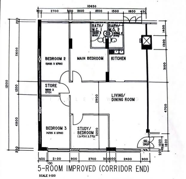 High-Floor Corner 5-Room Flat at Blk 257 Bangkit Road – Spacious 1,324 sqft, 1324, 4 Bedrooms, 1,324 sqft, HDB Flat For Sale, by Stanley Wong, 500159548 - PropertyGuru.com.sg