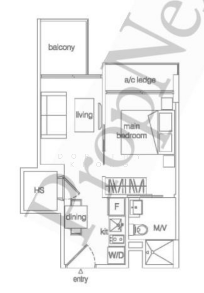 Centra Suites, 38 Geylang Lorong 25A, 1 Bedroom, 420 sqft, Apartment For Rent, by Dorothy Khong, 500159559 - PropertyGuru.com.sg