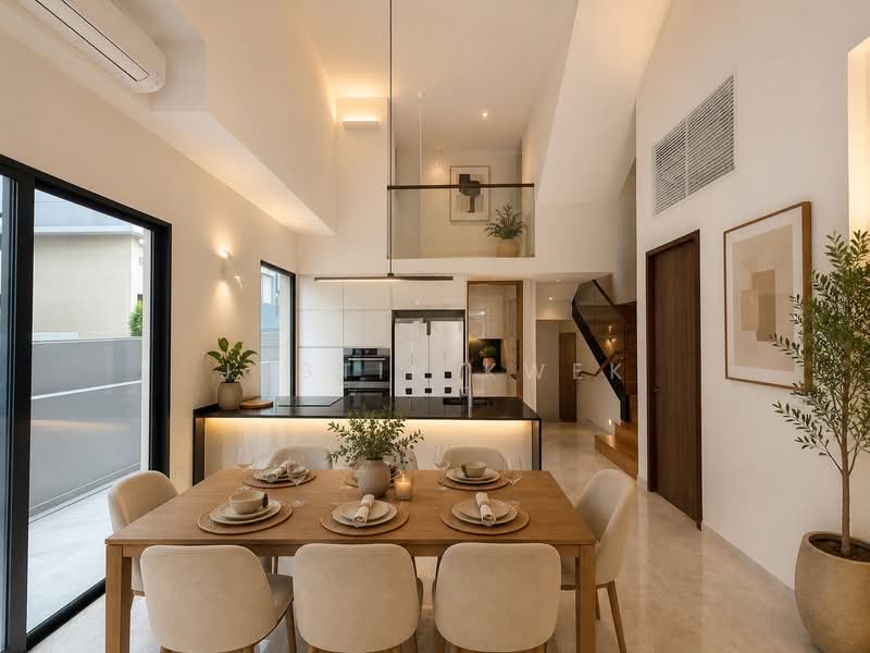 Belgravia Ace, 100 Belgravia Drive, 5 Bedrooms, 4,058 sqft, Semi-Detached House For Sale, by Justin Kwek, 500159566 - Dining Room - PropertyGuru.com.sg