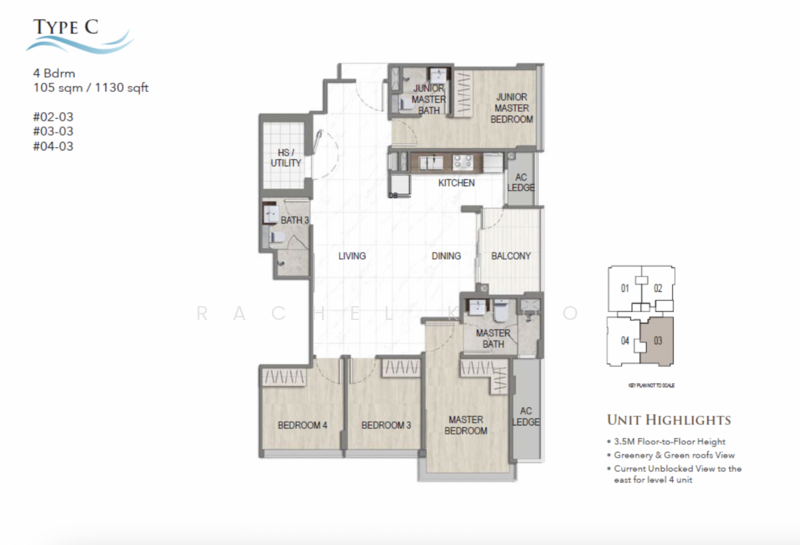 K Suites, 21 Lorong K Telok Kurau, 4 Bedrooms, 1,130 sqft, Apartment For Sale, by Rachel Khoo, 500159570 - PropertyGuru.com.sg