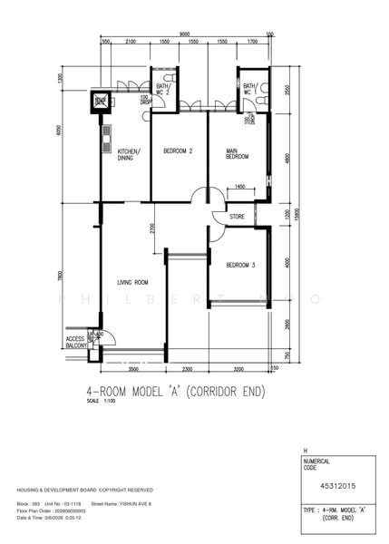393 Yishun Avenue 6, 393 Yishun Avenue 6, 3 Bedrooms, 1,130 sqft, HDB Flat For Sale, by Philbert Ngo, 500159601 - PropertyGuru.com.sg