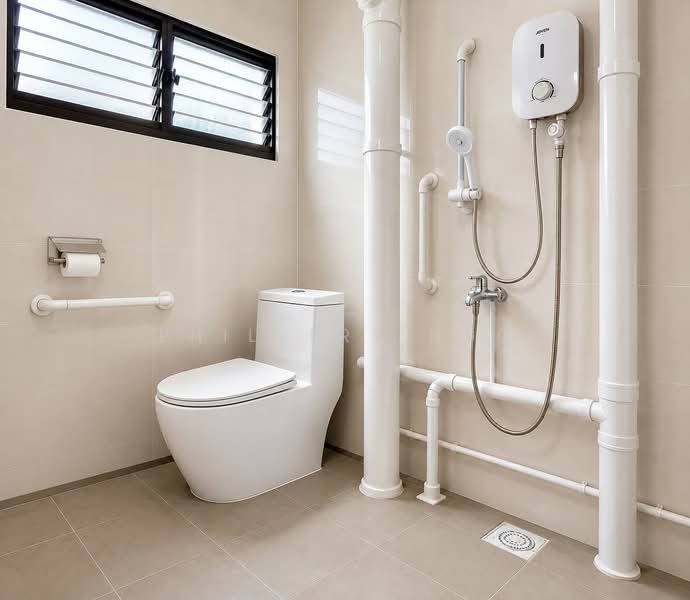 393 Yishun Avenue 6, 393 Yishun Avenue 6, 3 Bedrooms, 1,130 sqft, HDB Flat For Sale, by Philbert Ngo, 500159601 - Bathroom - PropertyGuru.com.sg