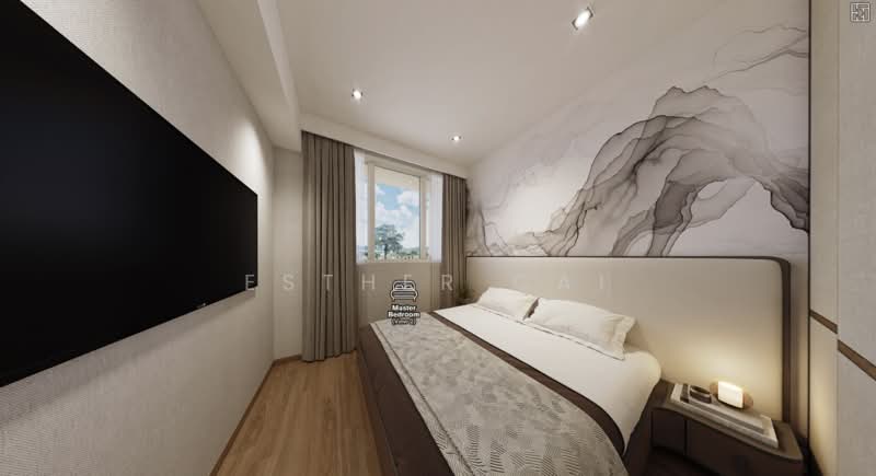 Lentor Hills Residences, 33 Lentor Hills Road, 2 Bedrooms, 570 sqft, Apartment For Sale, by Esther Cai, 500159605 - Master Bedroom - PropertyGuru.com.sg