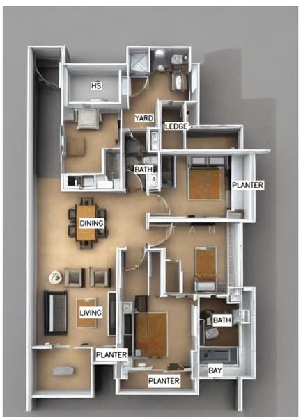 The Parc Condominium, 3 West Coast Walk, 5 Bedrooms, 1,216 sqft, Condominium For Rent, by Evan Tan, 500159607 - PropertyGuru.com.sg