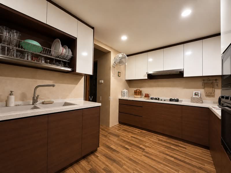 Palm Spring, 16 Ewe Boon Road, 3 Bedrooms, 1,496 sqft, Condominium For Sale, by Kelvin Khor, 500159634 - Kitchen - PropertyGuru.com.sg