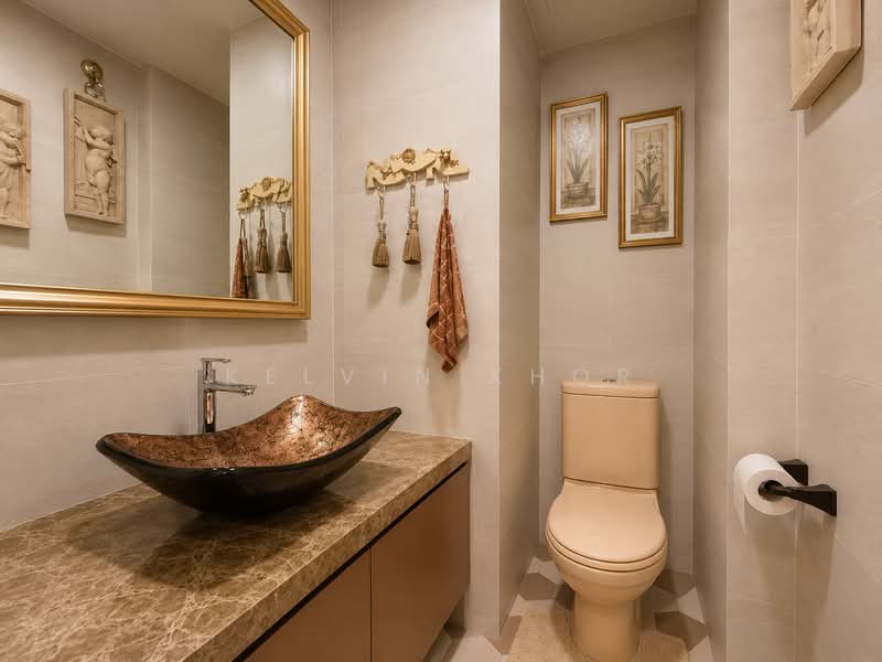 Palm Spring, 16 Ewe Boon Road, 3 Bedrooms, 1,496 sqft, Condominium For Sale, by Kelvin Khor, 500159634 - Bathroom - PropertyGuru.com.sg
