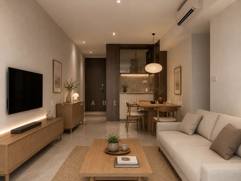 Cheap brand new 3br in D15, , 3 Bedrooms, 990 sqft, Condominium For Sale, by Elizabeth Poh, 500159635 - Living Room - PropertyGuru.com.sg