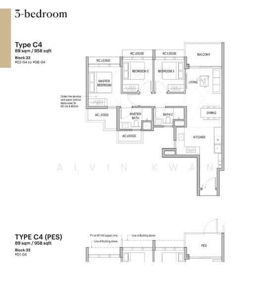 Lentoria, 32 Lentor Hills Road, 3 Bedrooms, 936 sqft, Condominium For Sale, by Alvin Kwan, 500159644 - PropertyGuru.com.sg