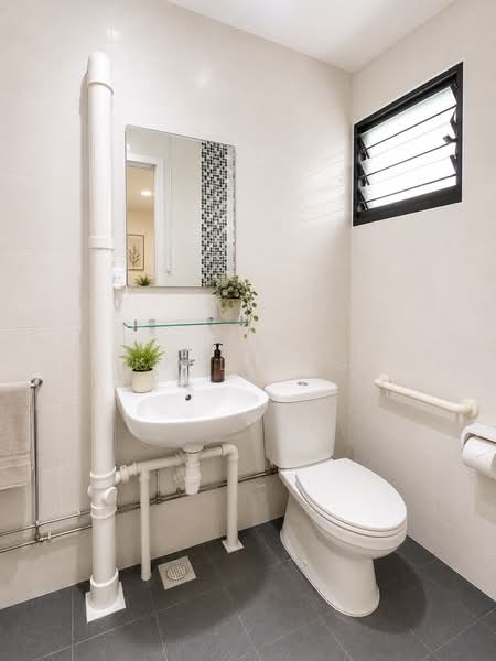 637 Ang Mo Kio Avenue 6, 637 Ang Mo Kio Avenue 6, 3 Bedrooms, 990 sqft, HDB Flat For Sale, by KK Liang, 500159658 - Bathroom - PropertyGuru.com.sg
