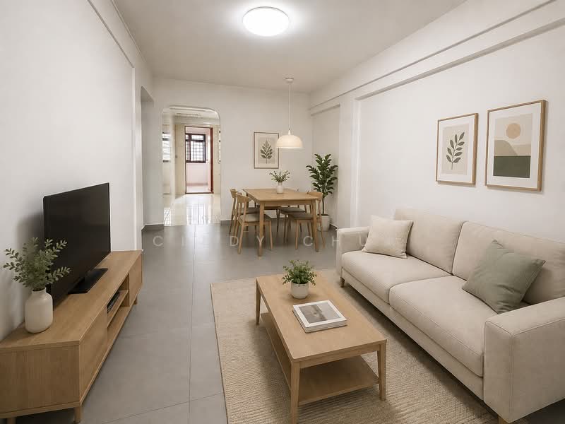 4 Upper Aljunied Lane, 4 Upper Aljunied Lane, Macpherson / Potong Pasir, 2 Bedrooms, 614 sqft, HDB Flat For Sale, by Cindy Chua, 500159750 - Living Room - PropertyGuru.com.sg