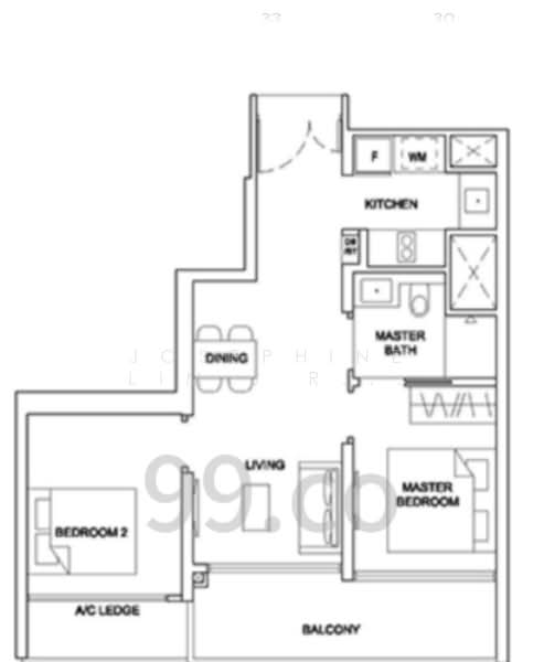 Stirling Residences, 25 Stirling Road, 2 Bedrooms, 657 sqft, Condominium For Rent, by Josephine Lim J R 林婕容 (区域分行董事 ), 500159779 - PropertyGuru.com.sg