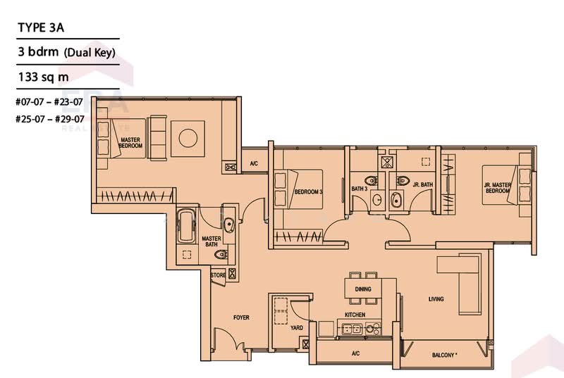 Kallang Riverside, 51 Kampong Bugis, 3 Bedrooms, 1,432 sqft, Condominium For Rent, by Zac Huang, 500159799 - PropertyGuru.com.sg