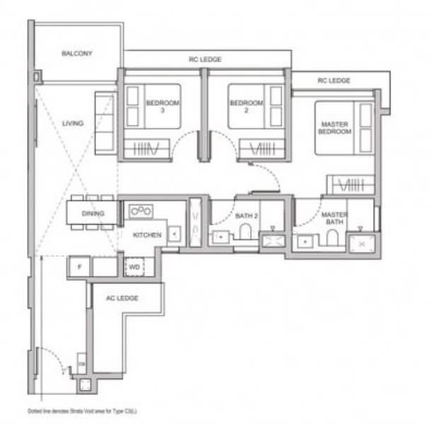 Hillock Green, 22-28 Lentor Central, 3 Bedrooms, 947 sqft, Condominium For Sale, by Julian Cho, 500159875 - PropertyGuru.com.sg