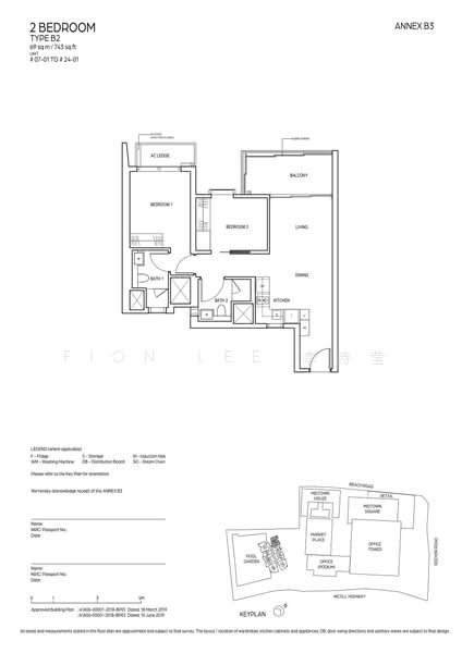 Midtown Bay, 122 Beach Road, 2 Bedrooms, 743 sqft, Condominium For Sale, by Fion Lee 李诗莹, 500160017 - B2 - PropertyGuru.com.sg