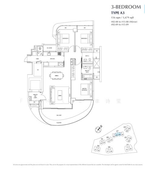 Cape Royale, 17 Cove Way, 3 Bedrooms, 1,679 sqft, Condominium For Sale, by Fion Lee 李诗莹, 500160021 - A3 - PropertyGuru.com.sg