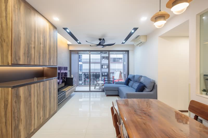 Bellewoods, 108 Woodlands Avenue 5, 3 Bedrooms, 1,066 sqft, Executive Condominium For Sale, by Bernard Ng 黄俊凯, 500160062 - Living Room - PropertyGuru.com.sg