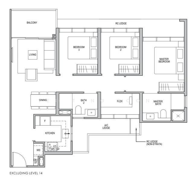Lentor Modern, 3 Lentor Central, 3 Bedrooms, 969 sqft, Condominium For Sale, by Yeo Tong Boon, 500160095 - PropertyGuru.com.sg