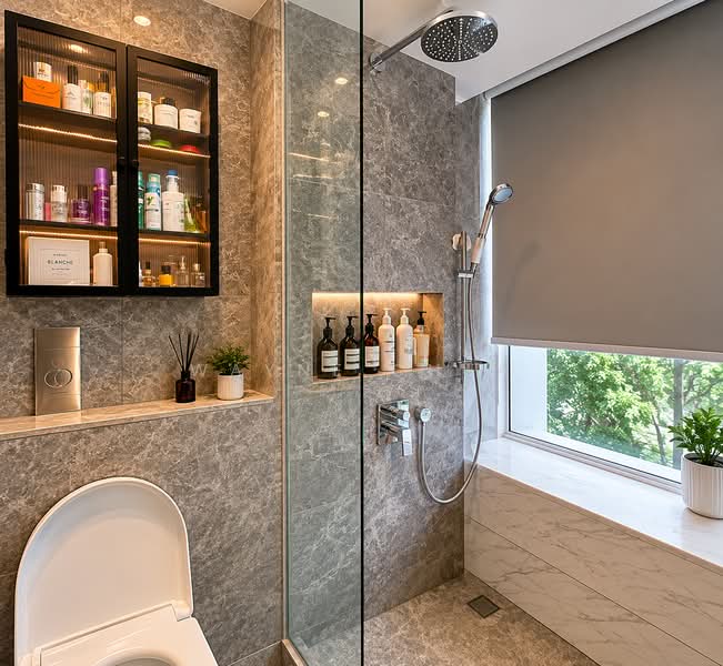 The Peak @ Cairnhill I, 51 Cairnhill Circle, 1 Bedroom, 689 sqft, Condominium For Rent, by Wayne Chua, 500160167 - Bathroom - PropertyGuru.com.sg