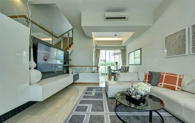 PrestigeHomes - Brand New Terrace @ Cabana, , 4 Bedrooms, 2,992 sqft, Cluster House For Sale, by Kristle Ng, 500160214 - Living Room - PropertyGuru.com.sg