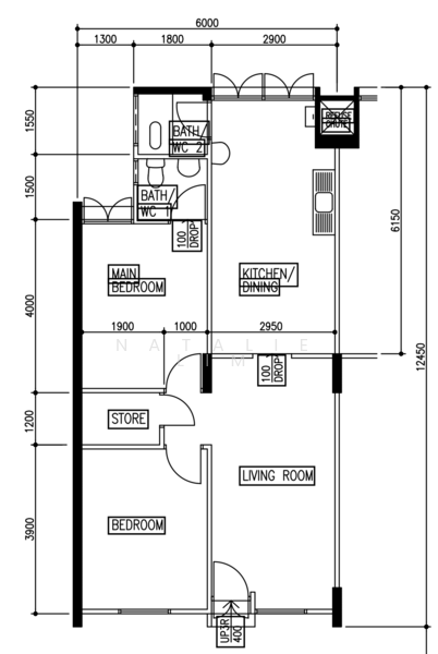461 Ang Mo Kio Avenue 10, 461 Ang Mo Kio Avenue 10, 2 Bedrooms, 731 sqft, HDB Flat For Sale, by Natalie Lim, 500160221 - PropertyGuru.com.sg