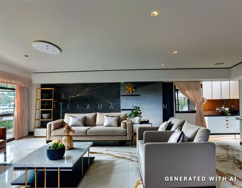 520 Woodlands Drive 14, 520 Woodlands Drive 14, 3 Bedrooms, 1,593 sqft, HDB Flat For Sale, by Liana Chin, 500160232 - Living Room - PropertyGuru.com.sg
