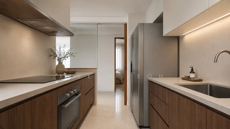 Rivercove Residences EC, 20 Anchorvale Ln, 4 Bedrooms, 1,184 sqft, Condominium For Sale, by Eileen Teoh, 500160248 - Kitchen - PropertyGuru.com.sg