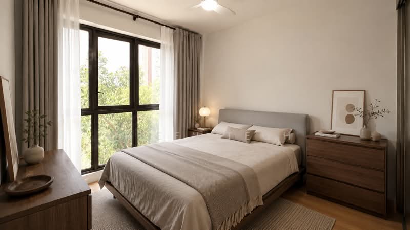 Rivercove Residences EC, 20 Anchorvale Ln, 4 Bedrooms, 1,184 sqft, Condominium For Sale, by Eileen Teoh, 500160248 - Bedroom - PropertyGuru.com.sg