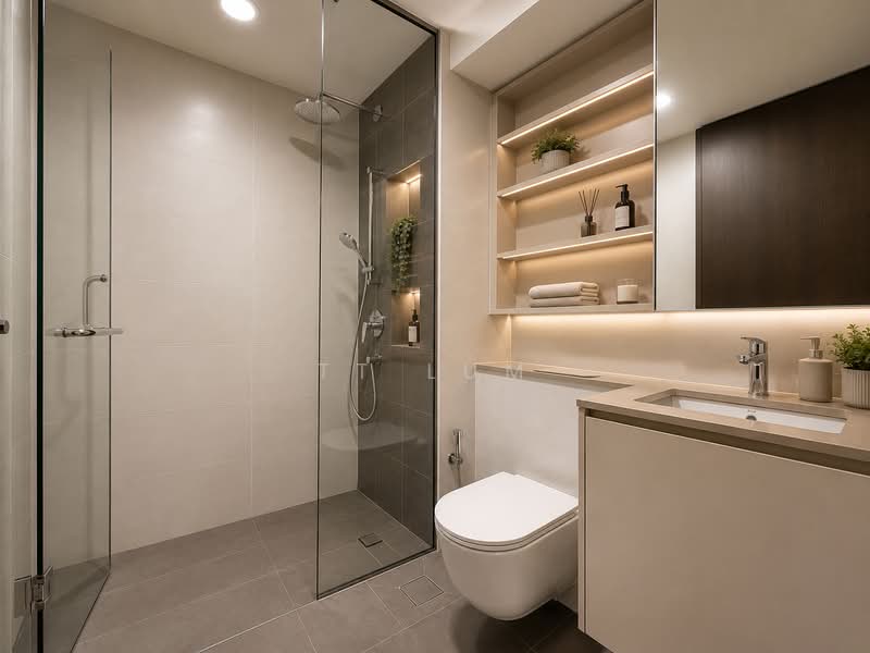 The Gazania, 11 How Sun Drive, 2 Bedrooms, 700 sqft, Condominium For Sale, by TT Lum, 500160319 - Bathroom - PropertyGuru.com.sg