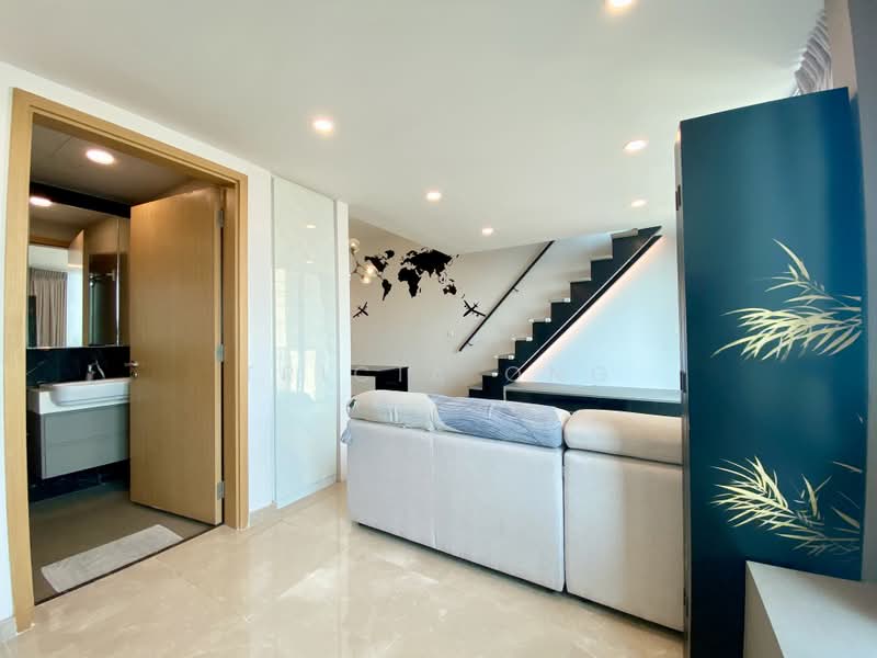 The Glades, 20 Bedok Rise, 1 Bedroom, 710 sqft, Condominium For Rent, by Tricia Ong, 500160324 - Living Room - PropertyGuru.com.sg