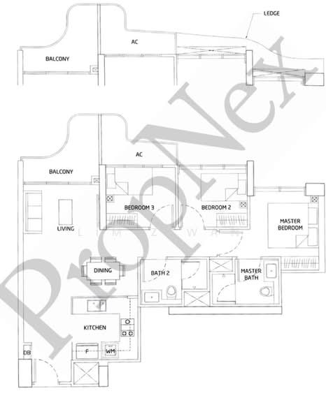 Queens Peak, 1 Dundee Road, 3 Bedrooms, 850 sqft, Condominium For Sale, by Lim Ziwan, 500160468 - PropertyGuru.com.sg