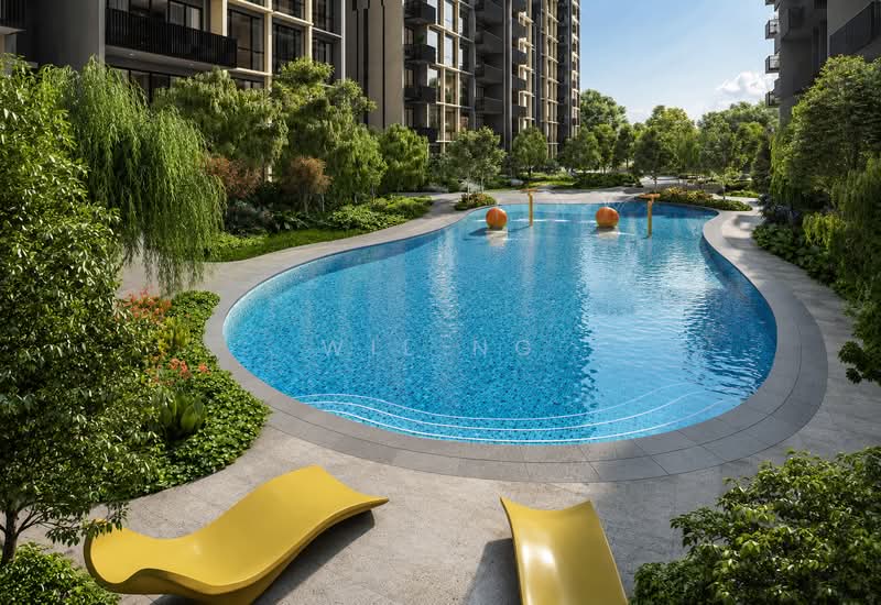 Copen Grand, Tengah Garden Walk, 5 Bedrooms, 1,561 sqft, Executive Condominium For Sale, by Wil Ng, 500160567 - Pool - PropertyGuru.com.sg