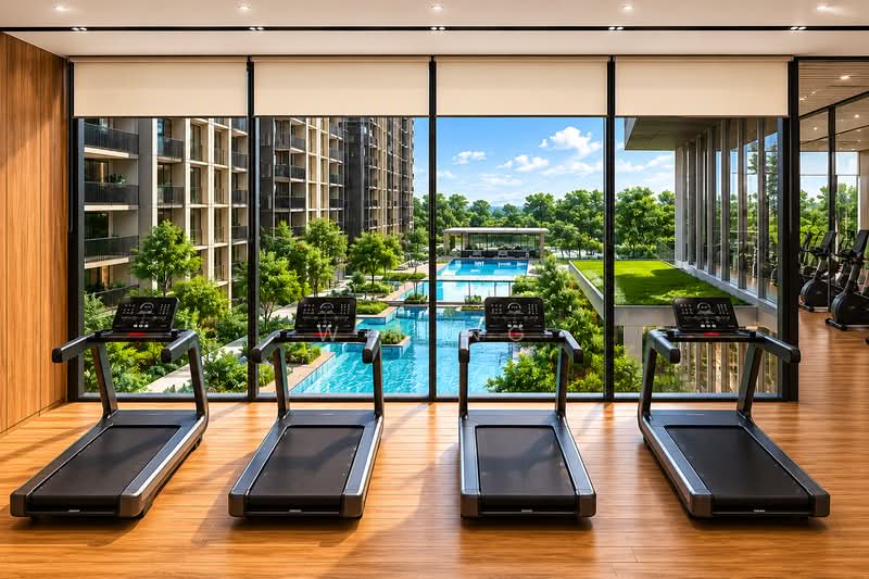 Copen Grand, Tengah Garden Walk, 5 Bedrooms, 1,561 sqft, Executive Condominium For Sale, by Wil Ng, 500160567 - Gym - PropertyGuru.com.sg