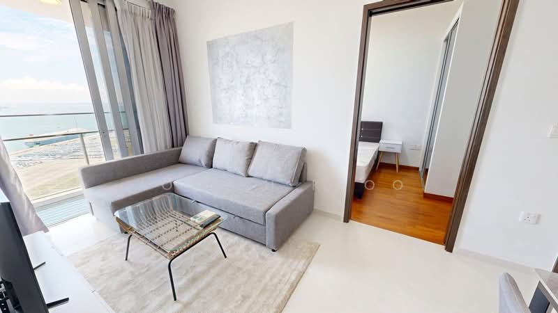 Eon Shenton, 70 Shenton Way, 2 Bedrooms, 538 sqft, Condominium For Rent, by Joseph Khoo, 500160573 - Living Room - PropertyGuru.com.sg