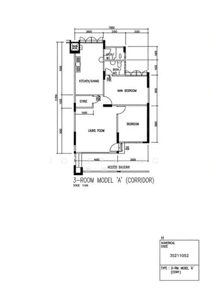Cheap Move In Condition Next to MRT, , 2 Bedrooms, 796 sqft, HDB Flat For Sale, by Joseph Ng 黄德顺, 500160592 - PropertyGuru.com.sg