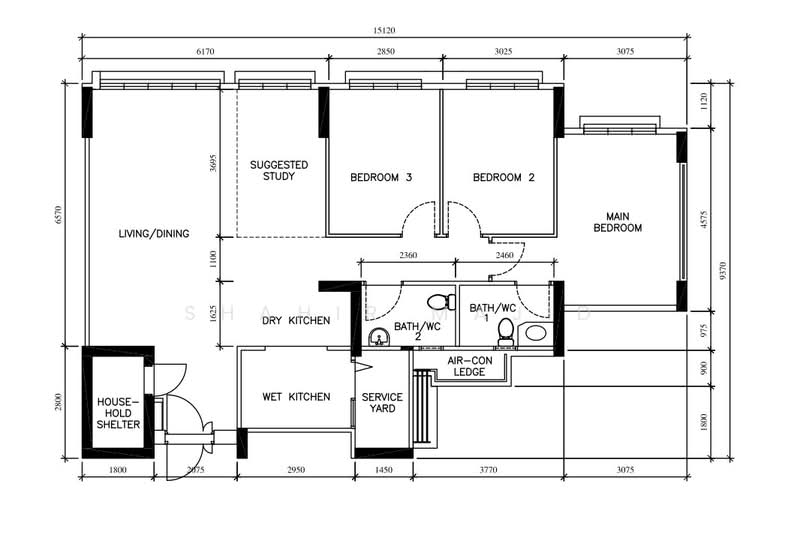 217A Sumang Walk, 217A Sumang Walk, 3 Bedrooms, 1,206 sqft, HDB Flat For Sale, by Shahir Majid, 500160625 - PropertyGuru.com.sg