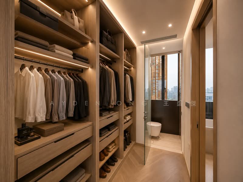 Klimt Cairnhill, 71 Cairnhill Road, 4 Bedrooms, 2,056 sqft, Condominium For Sale, by Jayden Ong 王盛傑, 500160669 - Walk in wardrobe - PropertyGuru.com.sg