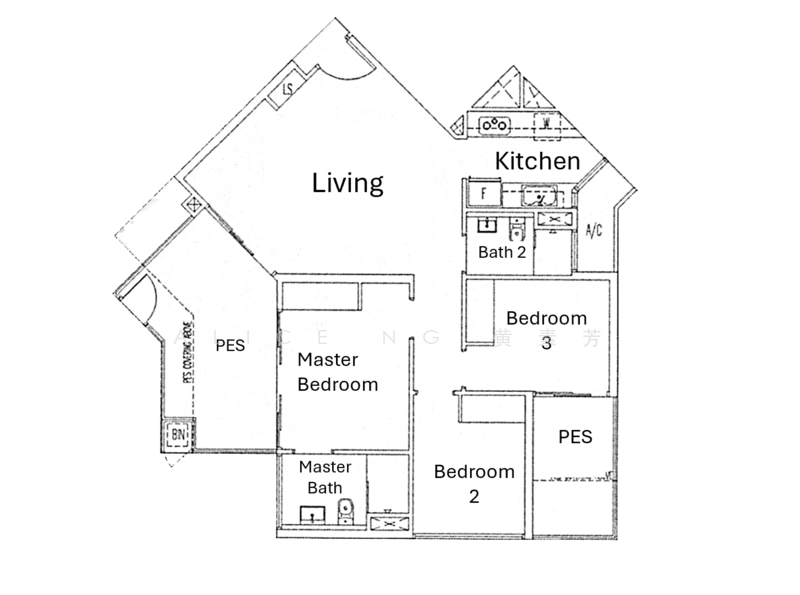 Eight Courtyards, 18 Canberra Drive, 3 Bedrooms, 1,141 sqft, Condominium For Rent, by Alice Ng 黄素芳, 500160782 - PropertyGuru.com.sg
