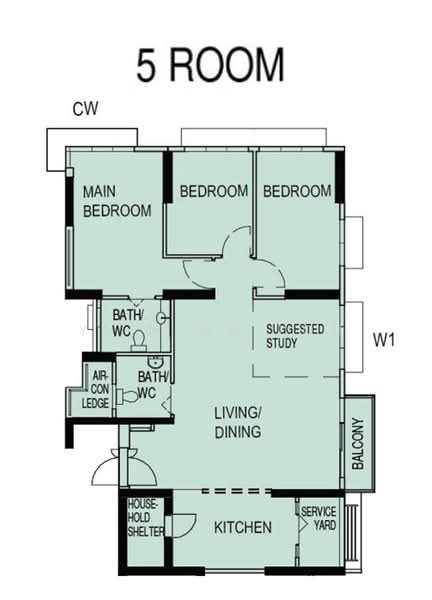 422A Northshore Drive, 422A Northshore Drive, 3 Bedrooms, 1,248 sqft, HDB Flat For Sale, by Yi Ming Loh, 500160800 - PropertyGuru.com.sg