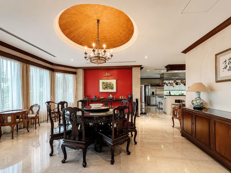 ⭐️RARE 2-STY DETACHED HSE IN CHESTNUT GCBA | WITHIN 1KM TO 3 PRIMARY SCHOOLS | NEAR CASHEW MRT⭐️, Chestnut Crescent Cashew Almond Jalan Pakis Suasa Emas Urai Hazel Park Siap Tekad Asas Tumpu Uji Dermawan Kakatua Layang Selanting Tham Soong Kismis Yuk Tong Sunset Eng Kong Cheng Soon Faber Moonbeam Sinai Greenleaf Ming Teck Jelita Holland Hua Guan, 6 Bedrooms, 8,500 sqft, Detached House For Sale, by Damian Tan 陈係赈, 500160819 - Dining Room - PropertyGuru.com.sg