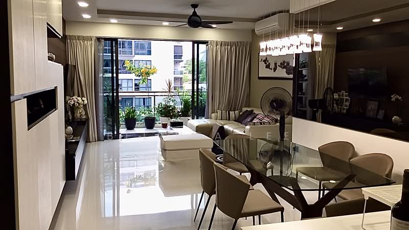 Parc Olympia, 60 Flora Drive, 4 Bedrooms, 1,485 sqft, Condominium For Sale, by Belinda Lee, 500160825 - Living/ dining area - PropertyGuru.com.sg