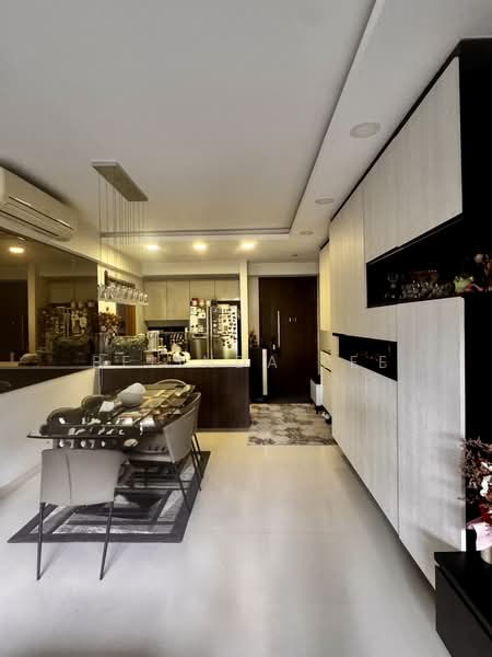 Parc Olympia, 60 Flora Drive, 4 Bedrooms, 1,485 sqft, Condominium For Sale, by Belinda Lee, 500160825 - Dining area - PropertyGuru.com.sg