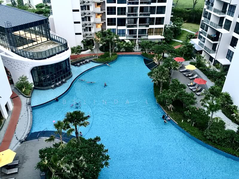 Parc Olympia, 60 Flora Drive, 4 Bedrooms, 1,485 sqft, Condominium For Sale, by Belinda Lee, 500160825 - Pool - PropertyGuru.com.sg