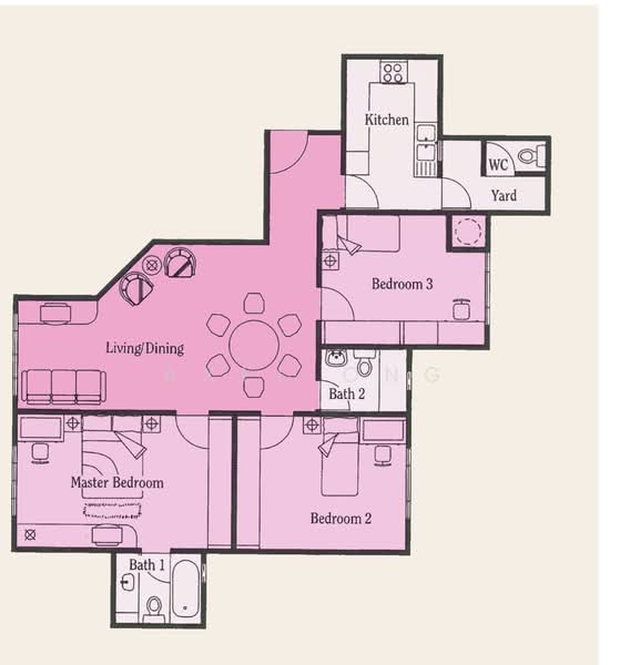 Pinetree Condo, 28 Balmoral park, 3 Bedrooms, 1,173 sqft, Condominium For Sale, by Axel Ong, 500160873 - PropertyGuru.com.sg