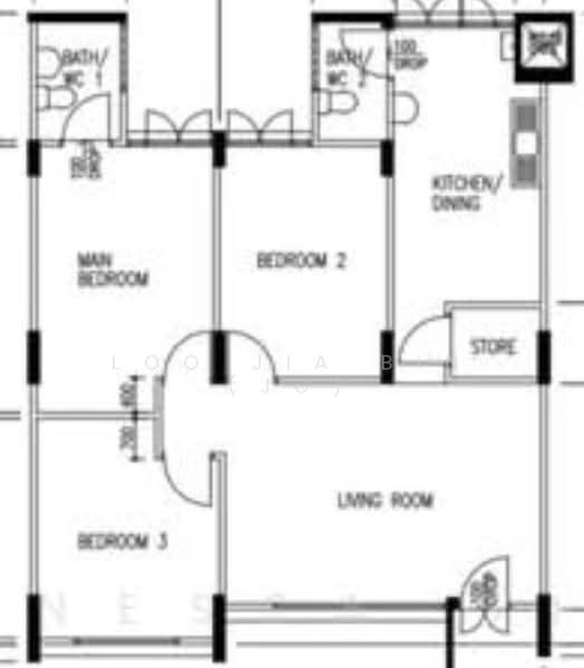 207 Serangoon Central, 207 Serangoon Central, 3 Bedrooms, 893 sqft, HDB Flat For Sale, by Loo Jia Bin (Jo), 500160907 - PropertyGuru.com.sg